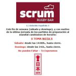 Scrum rugby bar